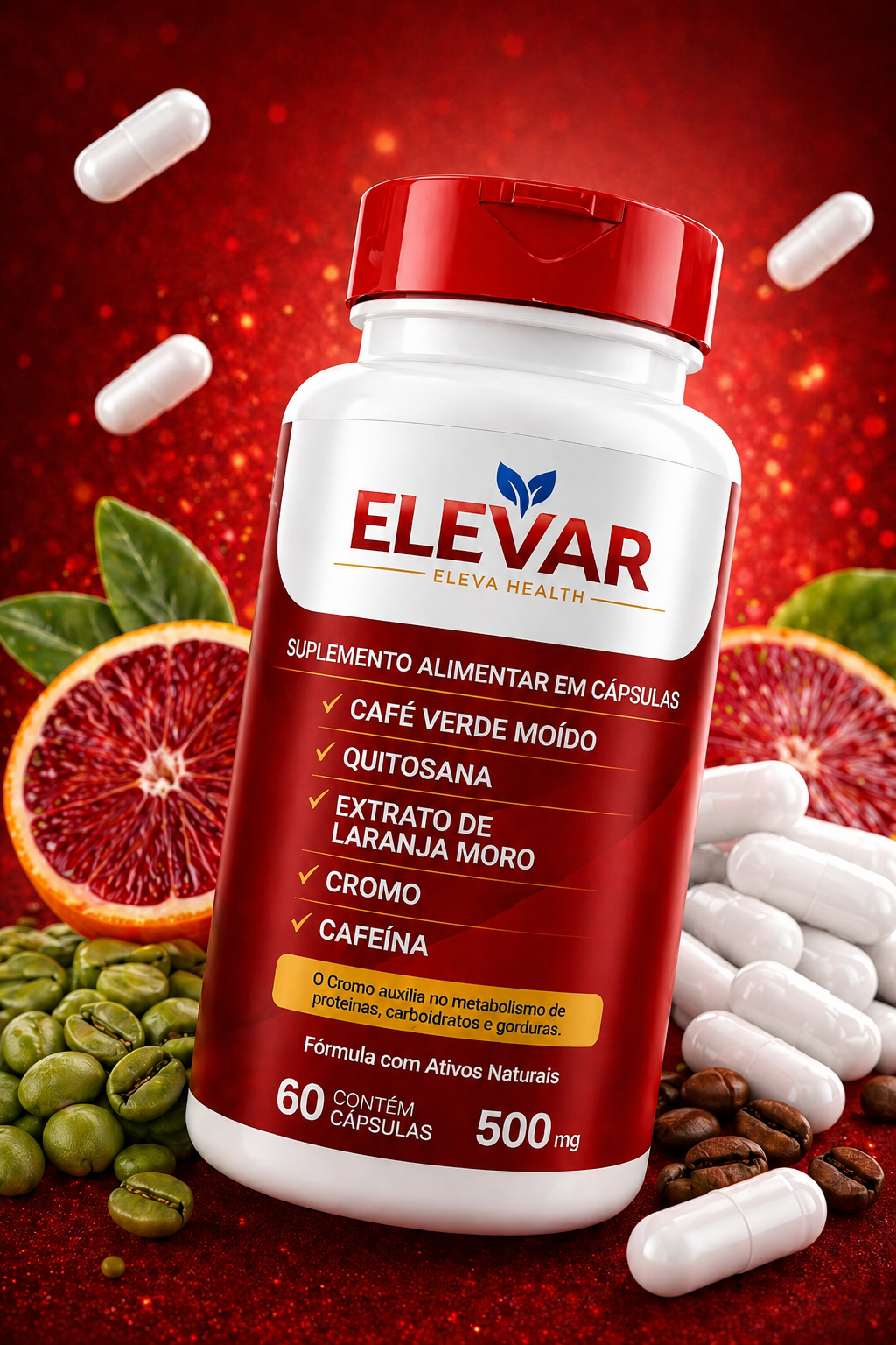 Pote ELEVAR — suplemento premium Eleva Health